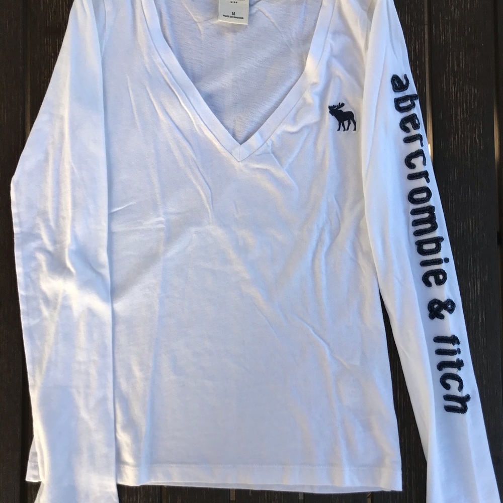 Girls Long Sleeve V-Neck T